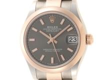 ランダム番2022年11月　ROLEX　ロレックス　ﾃﾞｲﾄｼﾞｬｽﾄ 31　278241　グレー　PG/SS  男女兼用　自動巻き【432】2143400186092