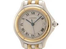 CARTIER　カルティエ　ﾊﾟﾝﾃｰﾙｸｰｶﾞｰ 2ﾛｳ　W35005B6　ホワイト　クォーツ【432】