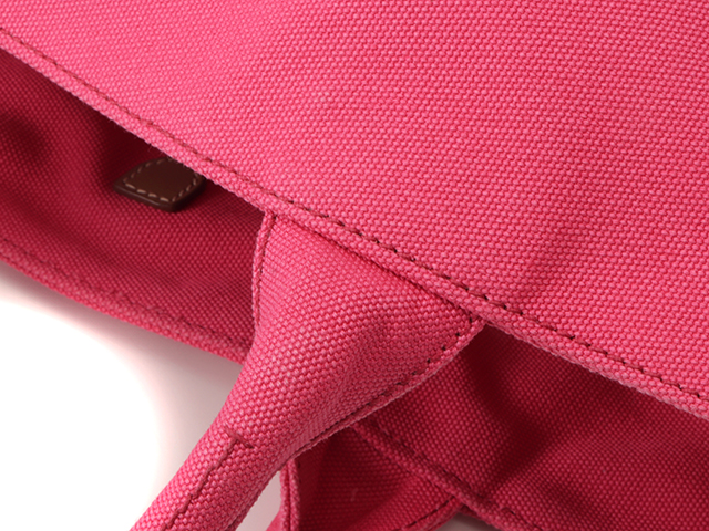 PRADA プラダ カナパバケツ型トート ピンク シルバー金具