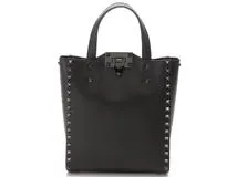 VALENTINO スタッズ付きトートバッグ ブラック VALENTINO スタッズ付きトートバッグ ブラック 2148103551086_01.jpg