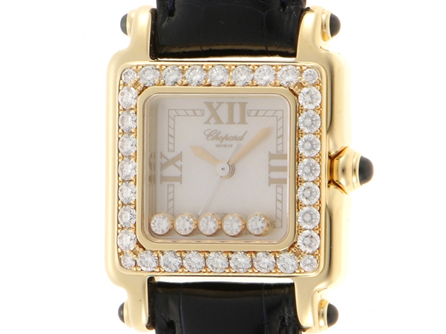 Chopard square diamond clearance watch