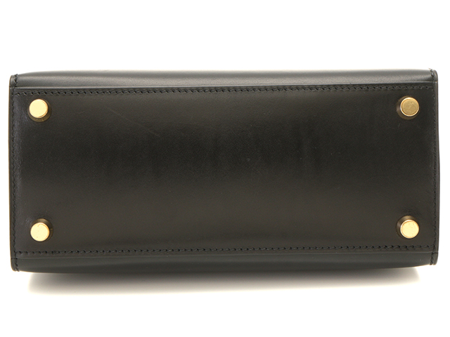 送料無料 エルメス ミニケリー ２０ ブラック ボックスカーフ ゴールド金具 正規品 ストラップ２本 エルメス ミニケリー 20 2WAY ブラック⁄ゴールド金具 ボックスカーフ