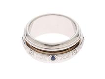 PIAGET　ピアジェ　ポゼッション 　リング　K18ホワイトゴールド　　サファイヤ　/ダイヤモンド 　13.9ｇ#54【460】2143400193816