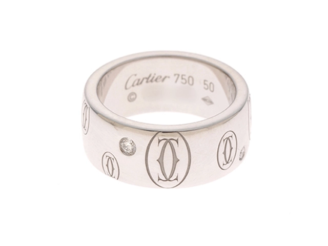 Cartier カルティエ ハッピーバースデーワイド リング【430】 - リング ...