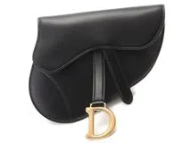 Dior ディオール サドルフラットベルトポーチ ブラック GP Dior ディオール サドルフラットベルトポーチ ブラック GP