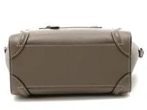 りん様　CELINE ラゲージ　ナノ　スリ　グレージュ　ストラップ無し 楽天市場】CELINE（セリーヌ） ラゲージ ナノ スリ(グレージュ