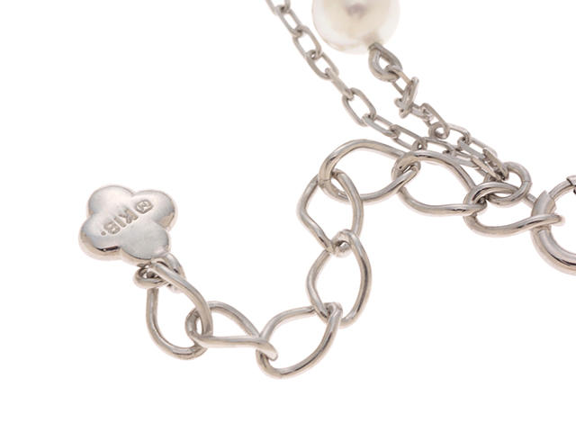 MIKIMOTO ミキモト ブレスレット K18ホワイトゴールド パール 約