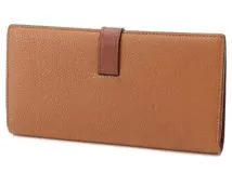 LOEWE ロエベ バーティカルウォレット ラージ ブラウン/レッド LOEWE ロエベ バーティカルウォレット ラージ ブラウン/レッド