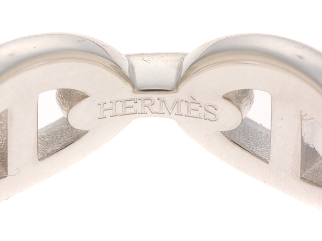 HERMES エルメス 指輪 シェーヌダンクル リング シルバー ＃54 5.6g