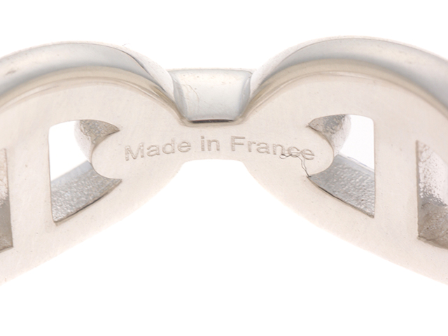 HERMES エルメス 指輪 シェーヌダンクル リング シルバー ＃54 5.6g