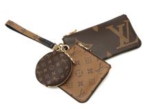 LOUIS VUITTON　ルイヴィトン　ポシェット・トリオ モノ・ジャイアント　物・リバース　モノグラム　M68756【430】2143400202679