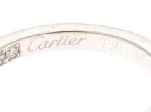 Cartier　カルティエ　クラッシックフープピアス　750WG　ダイヤモンド　9.1g　B8037900　2143400203492　【205】