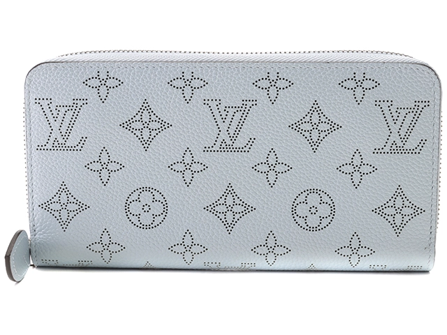 LOUIS VUITTON ルイヴィトン ジッピー・ウォレット マヒナ ブルー 