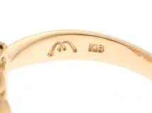 JEWELRY　ジュエリー　 リング　　K18イエローゴールド　ピンクトルマリン/トルマリン/ダイヤモンド0.03　　4.8g　　#11.5　2143400204222　【472】H