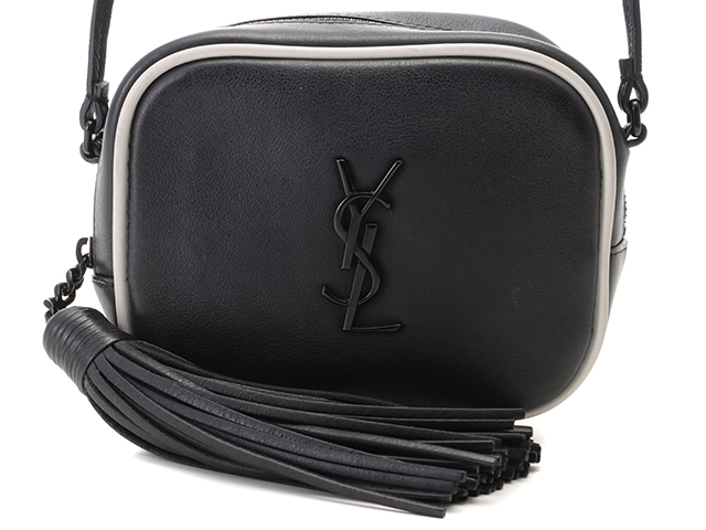 Saint Laurent サンローラン タッセル付モノグラムブロガー Saint Laurent サンローラン タッセル付モノグラムブロガー
