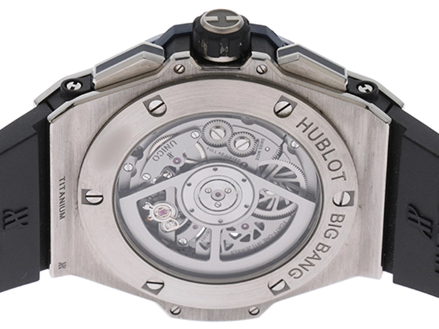 2021年正規品 HUBLOT ウブロ 腕時計 ビッグバン ウニコ GMT 471.NL.7112.RX チタニウム／ブルーセラミック ブルー/マットグレースケルトン文字盤 自動巻【472】SJ