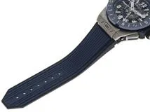 2021年正規品 HUBLOT ウブロ 腕時計 ビッグバン ウニコ GMT 471.NL.7112.RX チタニウム／ブルーセラミック ブルー/マットグレースケルトン文字盤 自動巻【472】SJ