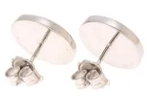 訳あり ブルガリ 18Kホワイトゴールド ピアス BVLGARI ブルガリ ブルガリブルガリピアス K18ホワイトゴールド