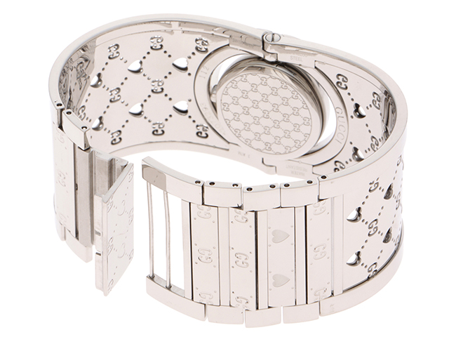 最終値下げ！W 112トワール グッチ　GUCCI　腕時計　レディース GUCCI/グッチ】 112 トワール ワイドバングル 腕時計 ステンレス