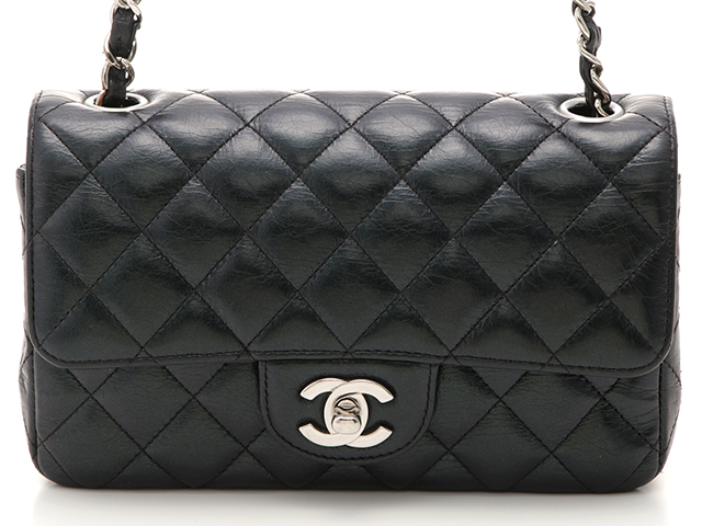 CHANEL シャネル ミニマトラッセ チェーンショルダーバッグ メタリック
