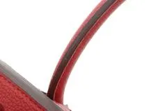 HERMES　エルメス　バーキン30　ルージュ/GP　トゴ　A刻印　ハンドバッグ【431】2143400209524