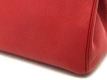 HERMES　エルメス　バーキン30　ルージュ/GP　トゴ　A刻印　ハンドバッグ【431】2143400209524