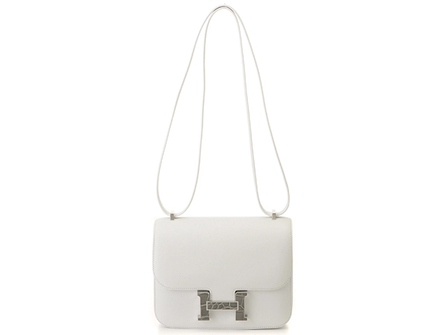 HERMES エルメス コンスタンス3 ミニ ミロワール ニューホワイト/SV