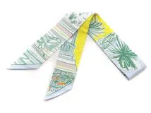 HERMES エルメス ツイリー RAYURES D'ETE 06385S 08 ジョーヌヴィフ