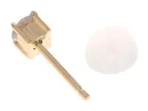 ノンブランドジュエリー　ピアス　イエローゴールド　ダイヤモンド0.24*2　0.8g　【471】L