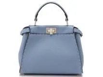 【FENDI】ピーカブー ミニ ブルー ☆関税・送料込 FENDI 【広尾店】極美品 フェンディ ミニ ピーカブー 2WAY