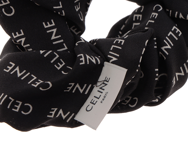 CELINE セリーヌ シュシュ 46Y352SIB レイユール ブラック