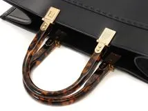 FENDI　フェンディ　サンシャイン　ミディアム　トートバッグ　ブラック　カーフ【433】