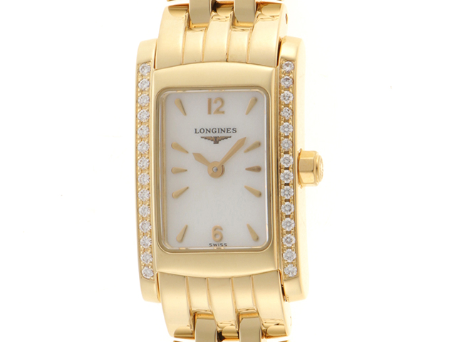 LONGINES ロンジン L5.158.7 ドルチェヴィータ ダイヤベゼル 18K