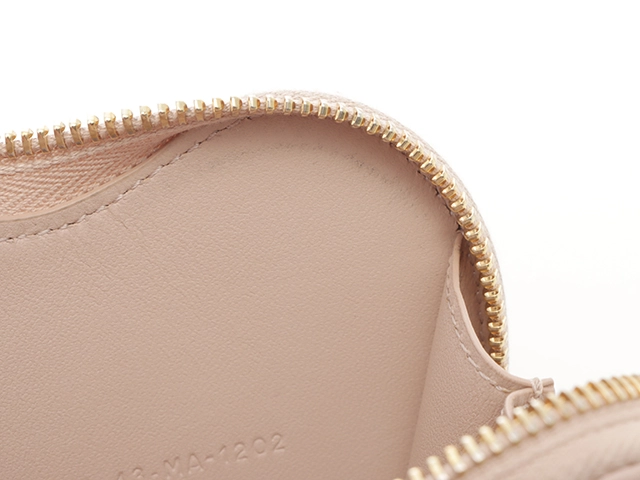 Dior　ディオール　カナージュ Caroチェーンハートポーチ　マカロンピンク　ラムスキン　S4210UJNH_M17N【431】2143400226521