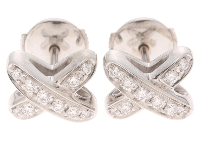 CHAUMET  ショーメ　リアンピアス/WG/D/4.1g　【471】N 2143400227207