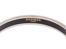 HERMES エルメス エマイユPM ブラック／ホワイト／SS 【471】 Y