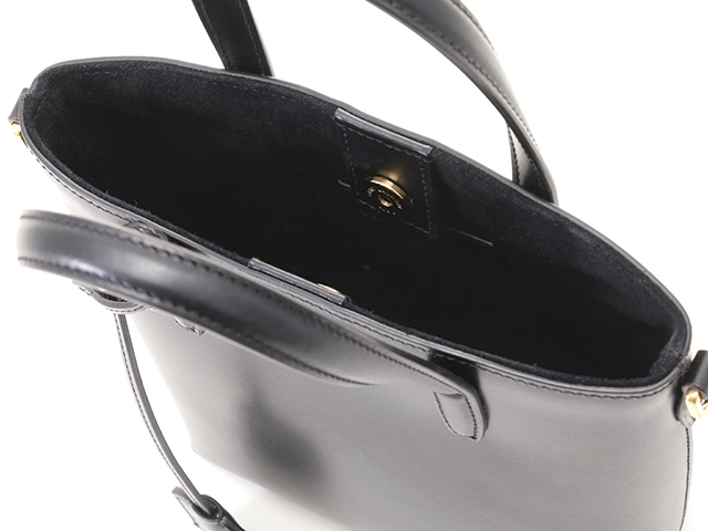 SAINT LAURENT サンローラン ミ二 トイ ショッピングバッグ 773995 ブラック レザー 2wayショルダーバッグ 2143400228181【460】