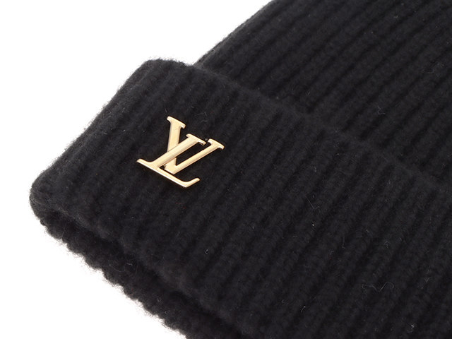 美品】LOUISVUITTON ヴィトン ニット帽 LVスパーク M77877 LOUIS