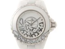 CHANEL　シャネル　J12 グラフィティ･1200本限定　セラミック　クォーツ　レディース　腕時計（ 2143400229140）【200】C