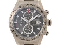 TAG HEUER　タグホイヤー　時計　カレラ クロノグラフ ホイヤー01　CAR208Z.BF0719　グレー文字盤　TI　自動巻き　メンズ　M