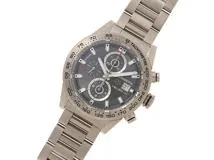 TAG HEUER　タグホイヤー　時計　カレラ クロノグラフ ホイヤー01　CAR208Z.BF0719　グレー文字盤　TI　自動巻き　メンズ　M