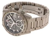 TAG HEUER　タグホイヤー　時計　カレラ クロノグラフ ホイヤー01　CAR208Z.BF0719　グレー文字盤　TI　自動巻き　メンズ　M