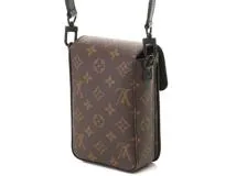 LOUIS VUITTON　ルイ・ヴィトン　Sロックヴェルティカル・ウェアラブルウォレット　モノグラム・マカサー　M81522【431】2143400229287
