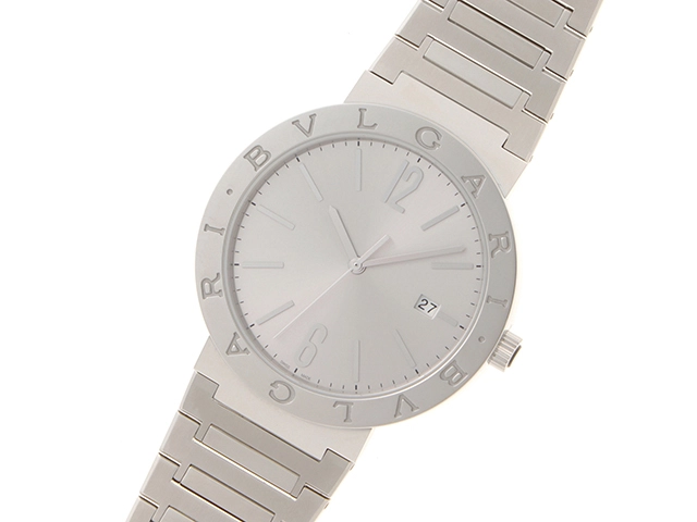 ブルガリ ブルガリ 自動巻き メンズ腕時計 シルバー文字盤 【436】 2143400230795