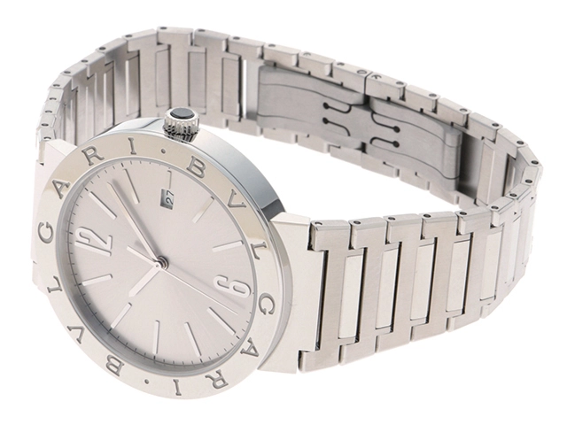 ブルガリ ブルガリ 自動巻き メンズ腕時計 シルバー文字盤 【436】 2143400230795