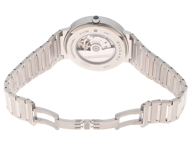 ブルガリ ブルガリ 自動巻き メンズ腕時計 シルバー文字盤 【436】 2143400230795