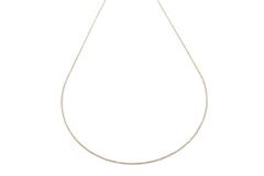 JEWELRY ノンブランドジュエリー アジャスター付きチェーンネックレス K18 ゴールド 【460】2143400231709