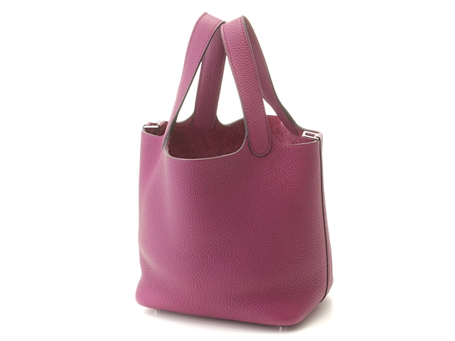 HERMES　エルメス　ピコタンロックPM　 アネモネ/SV　トリヨンクレマンス　D刻印　【431】2143400232355