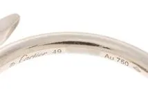 Cartier　カルティエ　リング・指輪　ジュストアンクルリング　B4226000　K18WG　#49  約3.4g【431】2143400232652