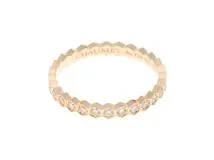 CHAUMET　ショーメ　ビーマイラブハニカム　リング　K18 ゴールド　53号　ダイヤモンド   　1.7g  　2143400232690【432】